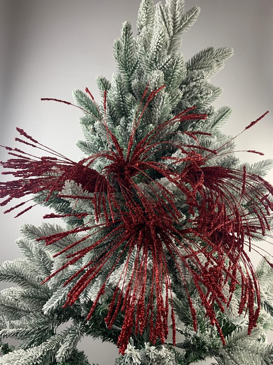 

Новогоднее украшение- Ветка Merry Christmas красная 5 шт 18695