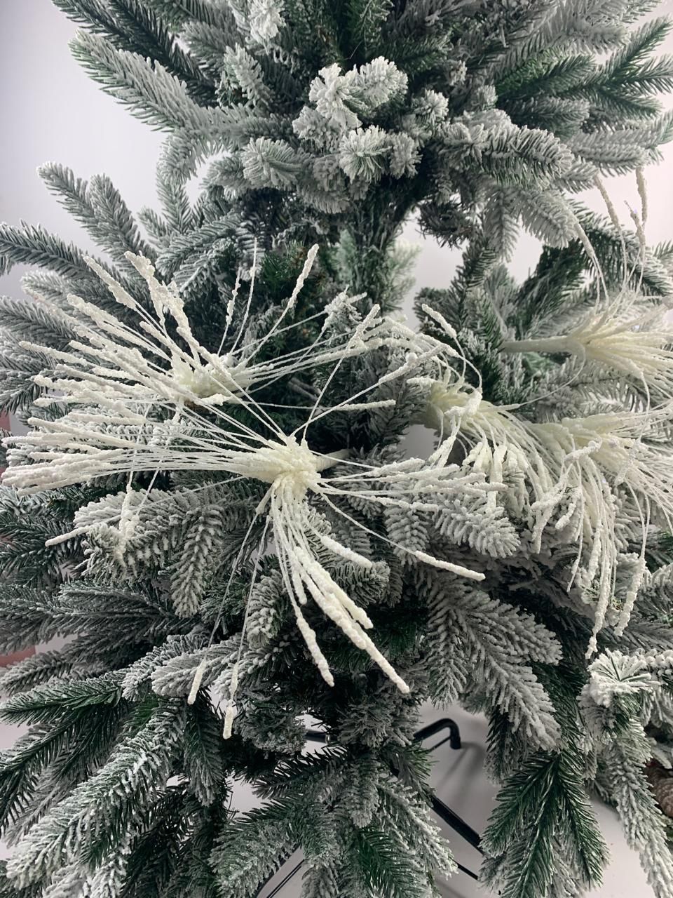

Новогоднее украшение- Ветка Merry Christmas белый 10 шт 18692