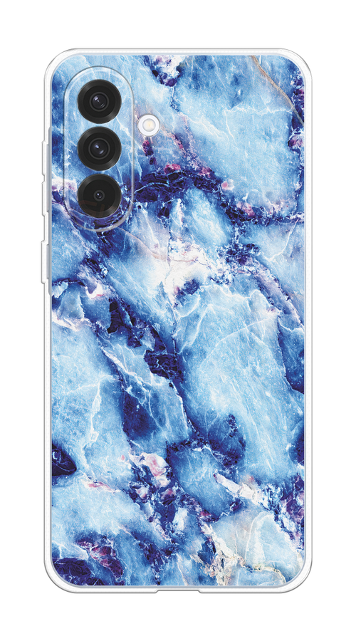 

Чехол на Samsung Galaxy A36 5G Мрамор с синими прожилками, Синий, 2110650-1