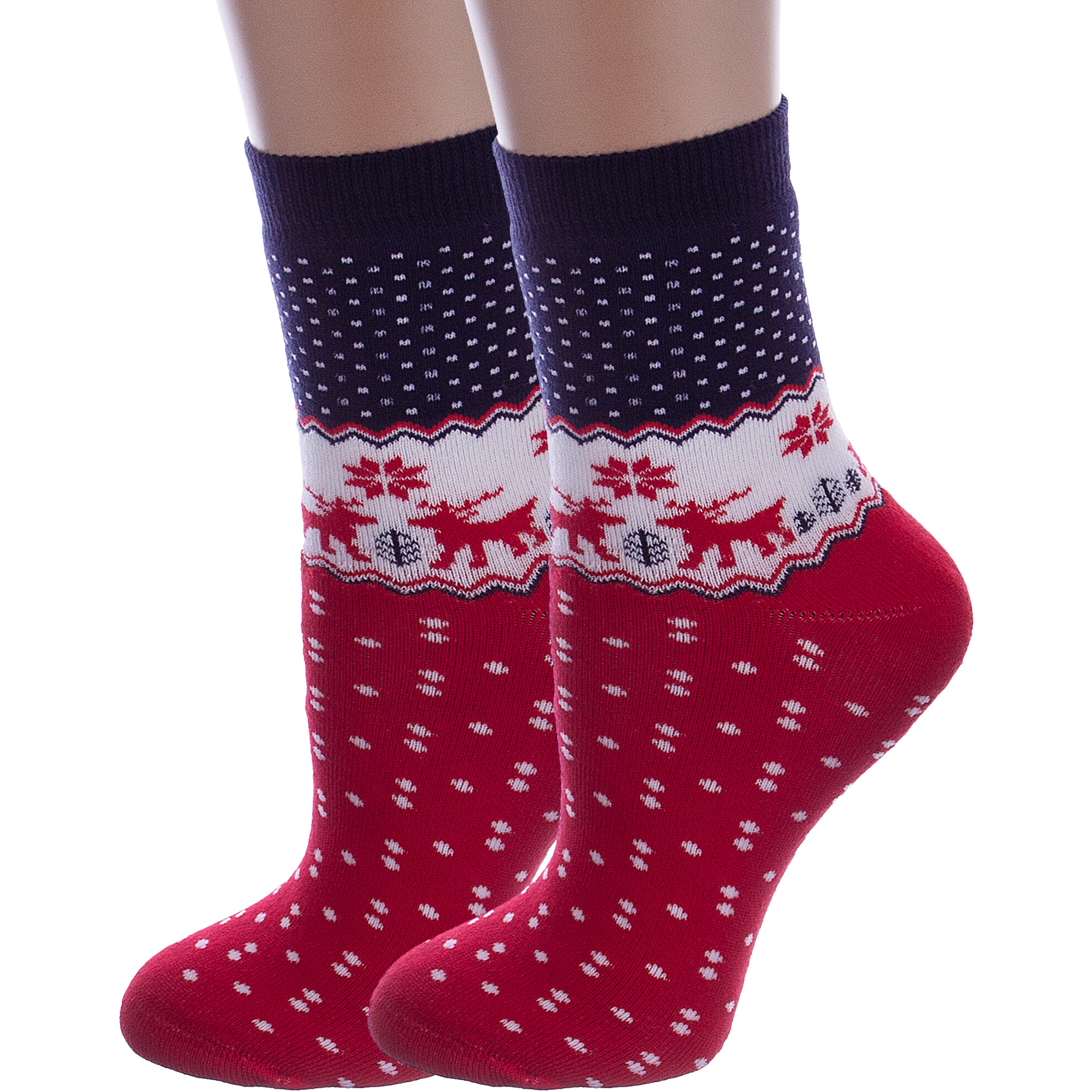 Носки детские Rusocks 2-Д3-33489Д, красные, 20-22