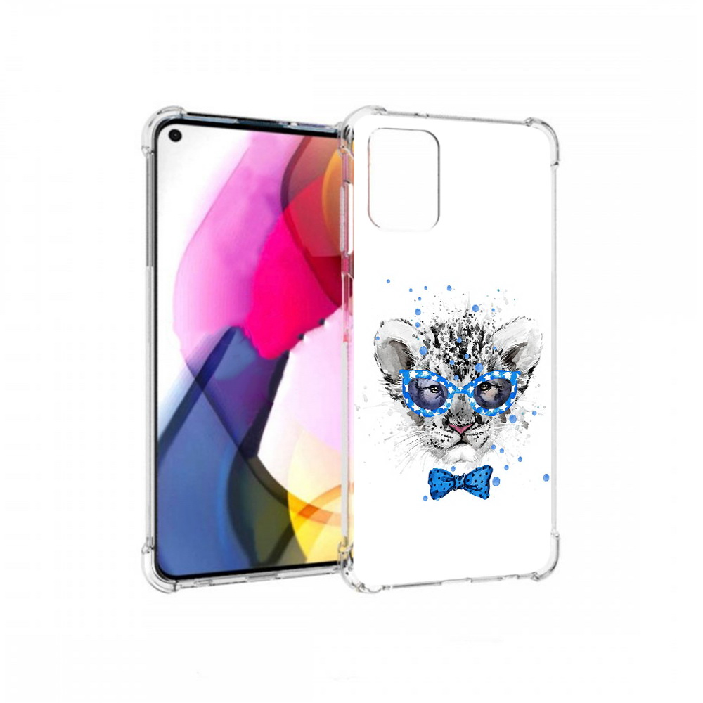 

Чехол MyPads Tocco для Motorola Moto G тигренок с бабочкой (PT227060.366.642), Прозрачный, Tocco