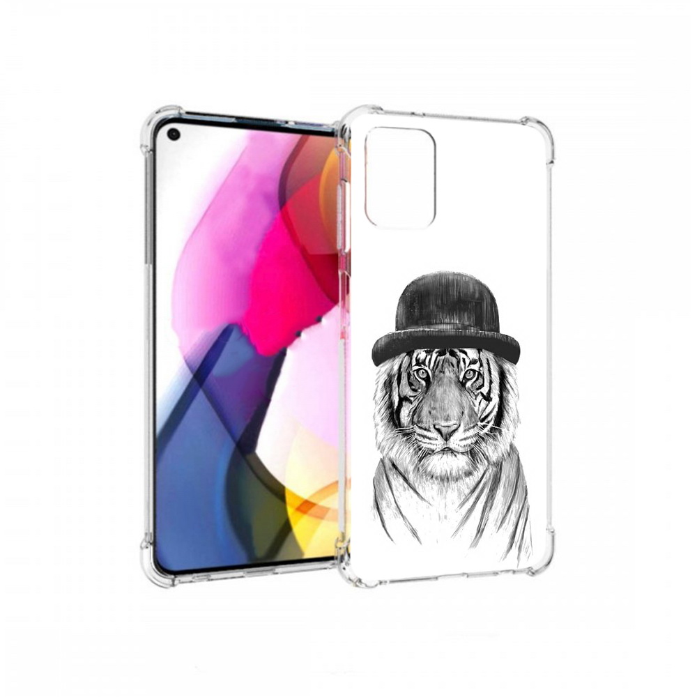 

Чехол MyPads Tocco для Motorola Moto G тигр британец (PT227060.366.641), Прозрачный, Tocco