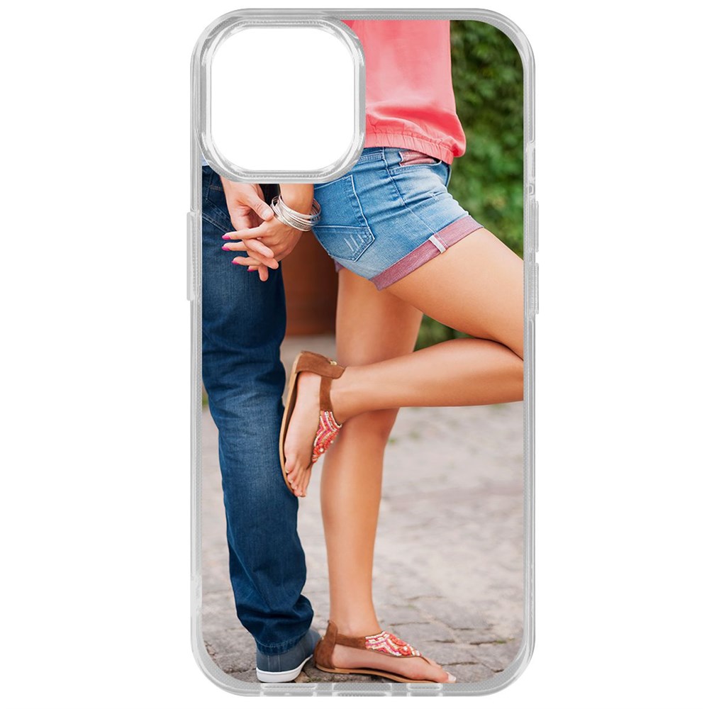 Чехол-накладка Krutoff Clear Case Босоножки женские для iPhone 14