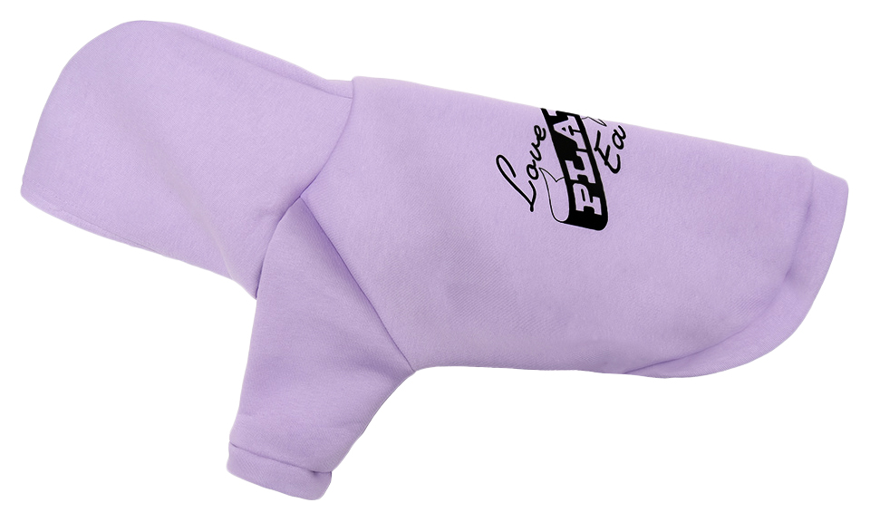 фото Толстовка для собак yami-yami одежда, унисекс, фиолетовый, xl, длина спины 34 см
