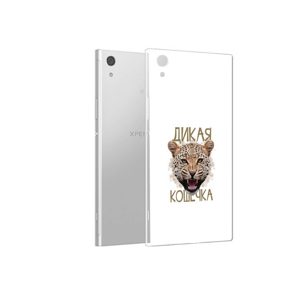 

Чехол MyPads Tocco для Sony Xperia XA1 дикая кошечка (PT67093.240.324), Прозрачный, Tocco