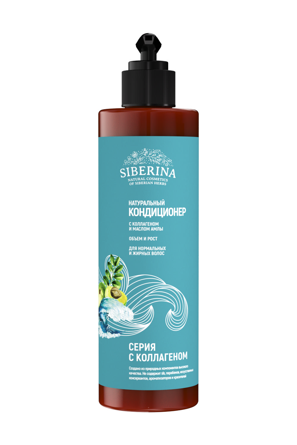 

Кондиционер Siberina Объем и рост укрепляет для нормальных и жирных волос 200 мл, BLZ(12)-SIB