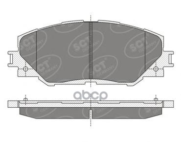 

Колодки Тормозные (4 Шт.) Toyota Sct Germany С(6-11)-С9-У3-Ся2 SCT SP342