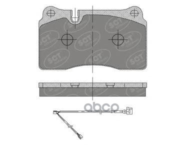 

Колодки Тормозные (4 Шт.) Fr Vag Vw Touareg 3.0/3.2 02- Sct Germany С(6-11)-С9-У2-Ся3 SCT