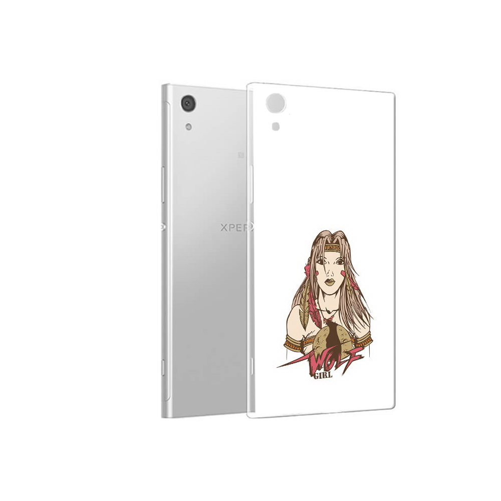 

Чехол MyPads Tocco для Sony Xperia XA1 девушка волк (PT67093.240.306), Прозрачный, Tocco