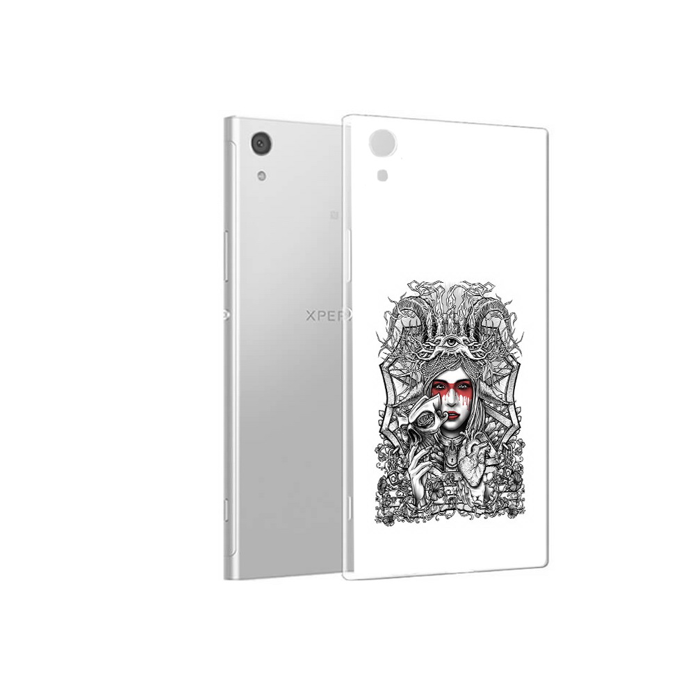 

Чехол MyPads Tocco для Sony Xperia XA1 грусная девушка (PT67093.240.302), Прозрачный, Tocco