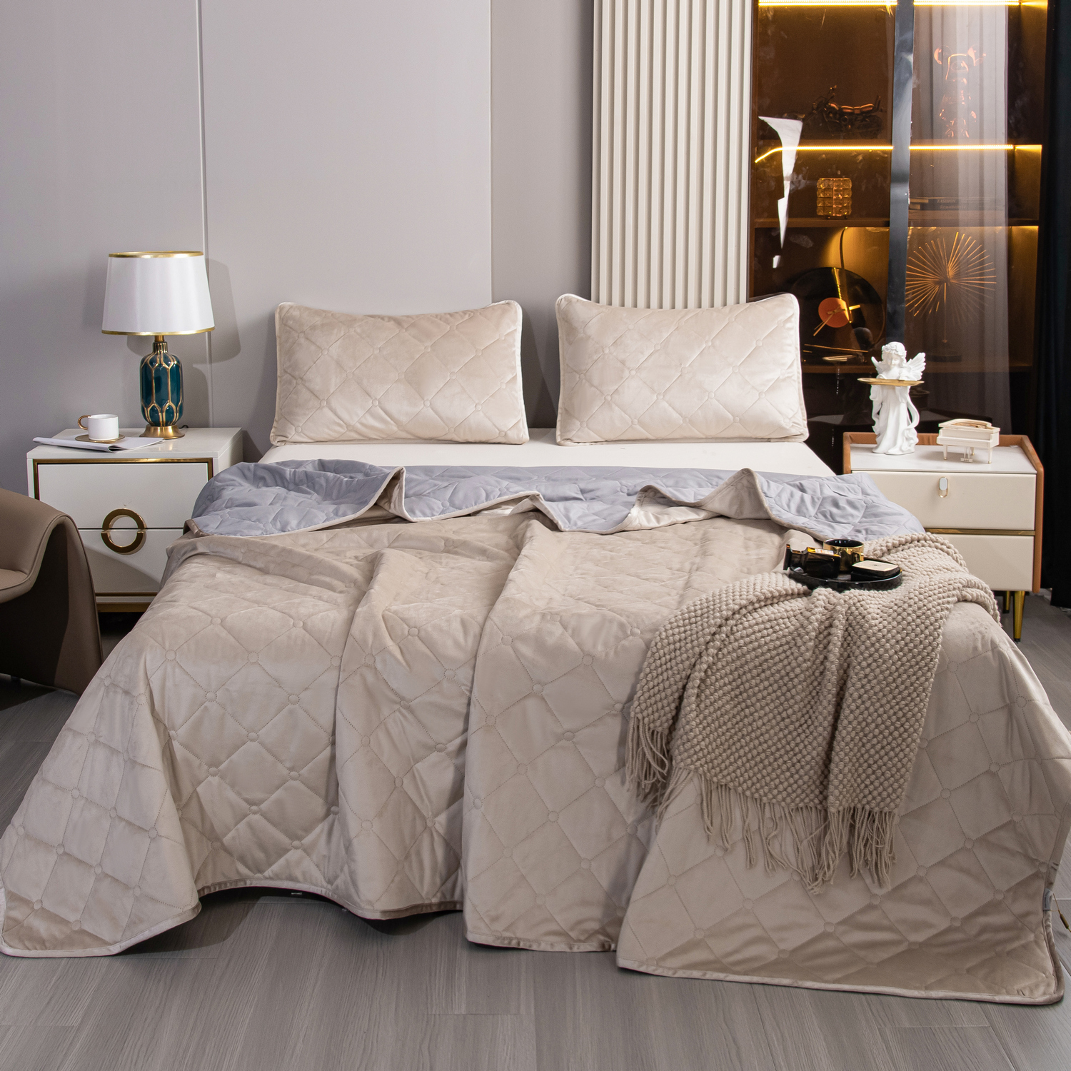 Покрывало Viva - Home Textile OVF039 220x160 см с наволочками 50x70 2 шт)