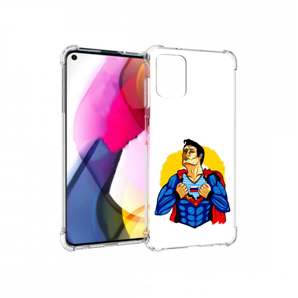 

Чехол MyPads Tocco для Motorola Moto G русский супермен (PT227060.366.591), Прозрачный, Tocco
