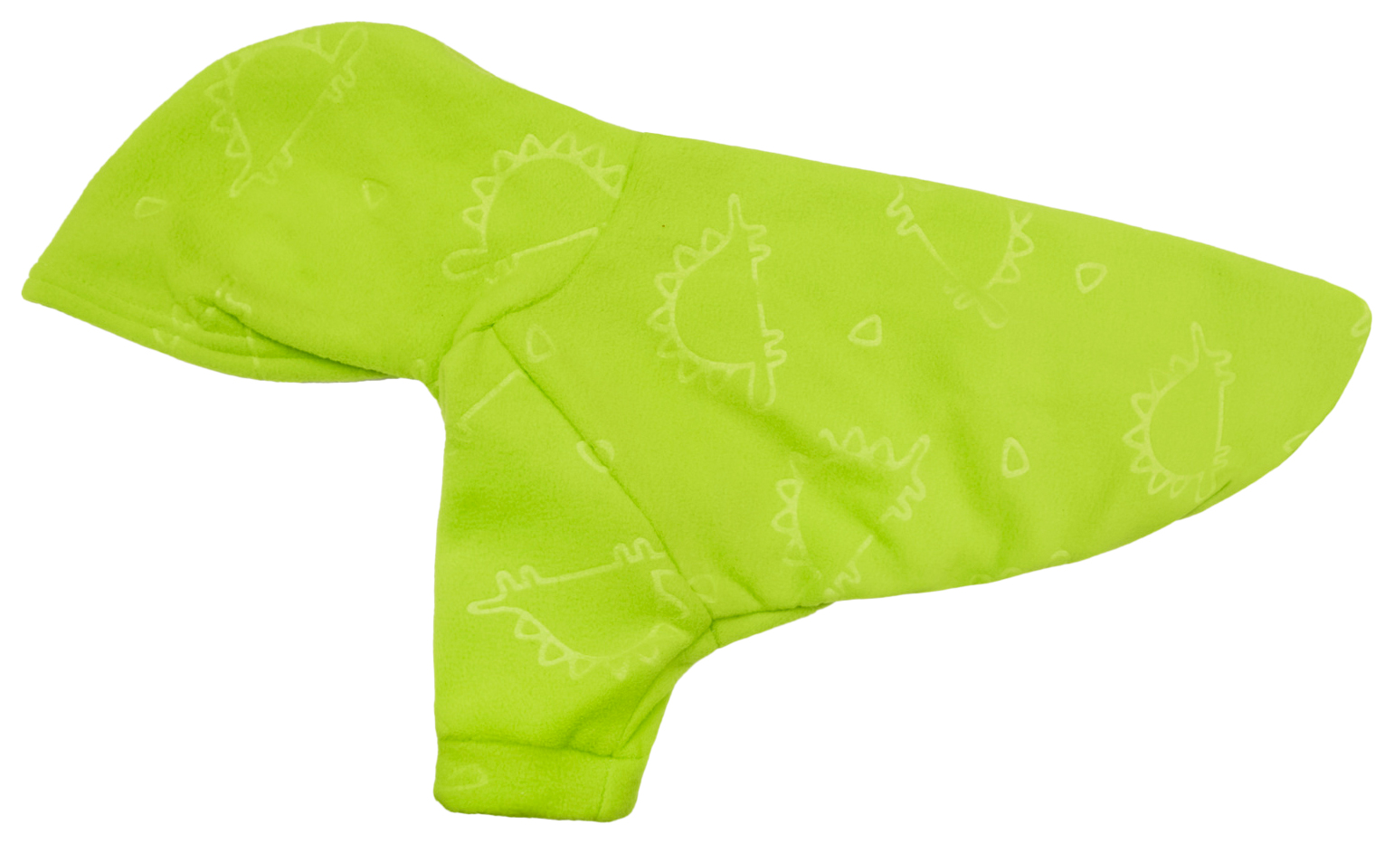 Толстовка для собак Yami-Yami одежда Динозавры, унисекс, зеленый, L, длина спины 29 см