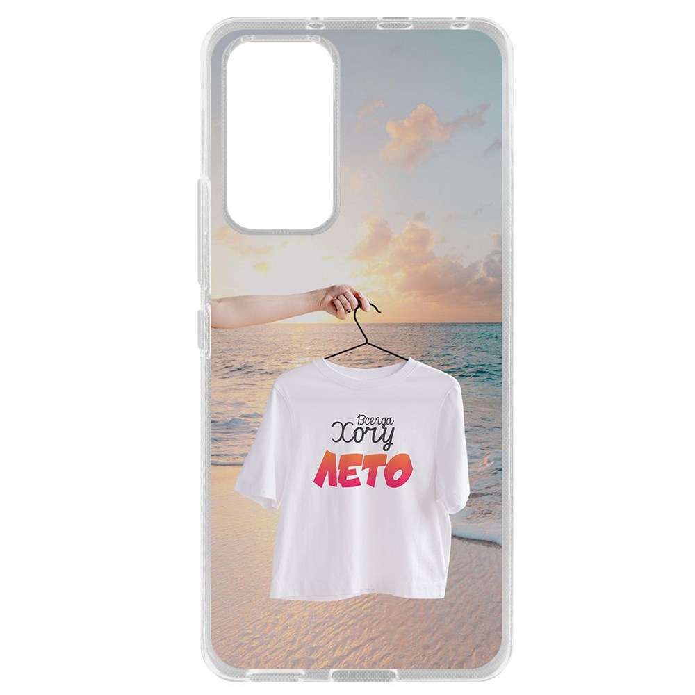 Чехол-накладка Krutoff Clear Case Футболка женская для Xiaomi 12 Lite