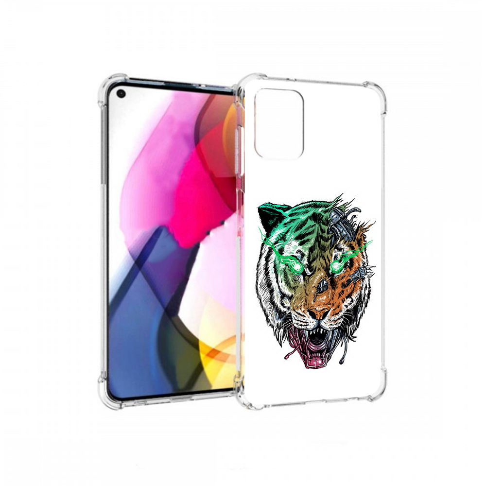 

Чехол MyPads Tocco для Motorola Moto G робо-тигр (PT227060.366.584), Прозрачный, Tocco