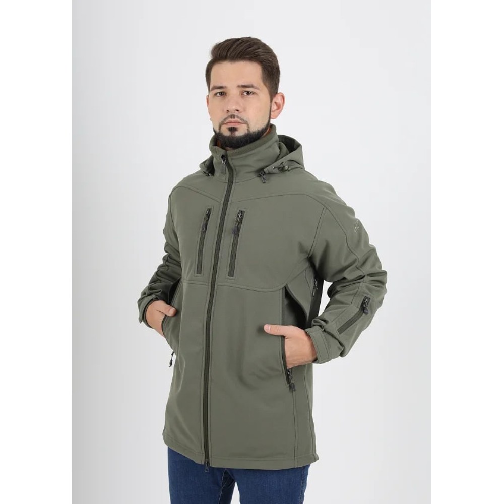 Куртка мужская Сплав Protector мод 2 SoftShell Diamond хаки 48/176