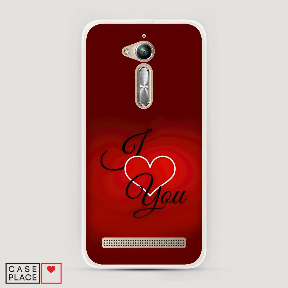 фото Чехол awog "i love you 3" для asus zenfone go zb500kg