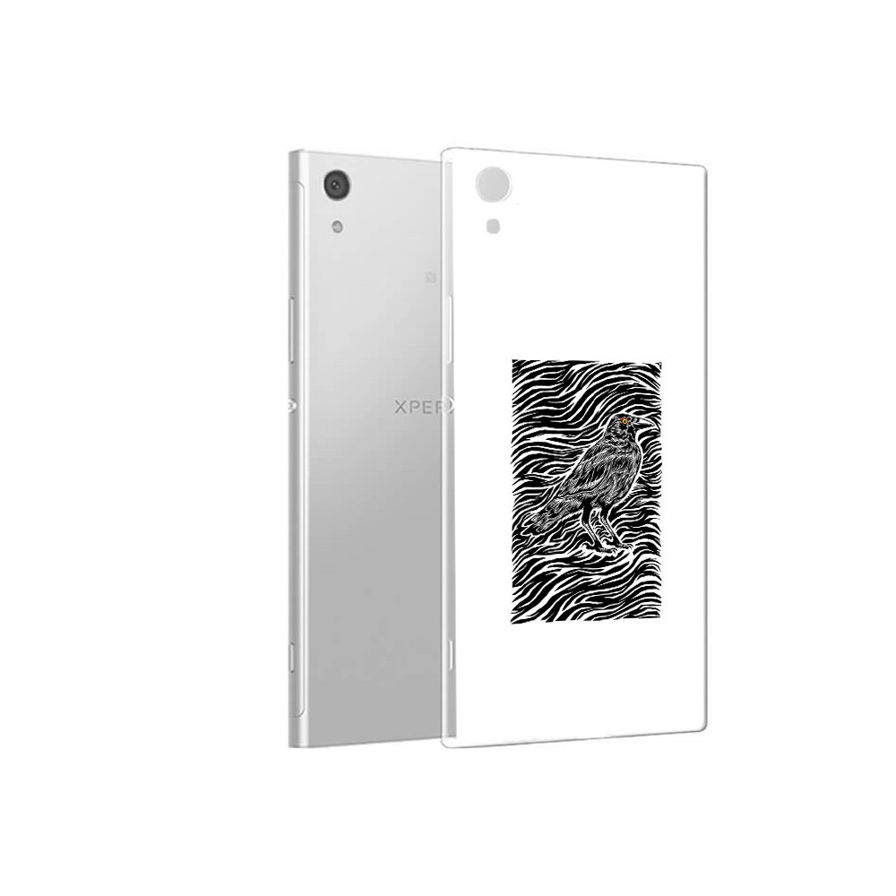 

Чехол MyPads Tocco для Sony Xperia XA1 ворон в абстракции (PT67093.240.272), Прозрачный, Tocco