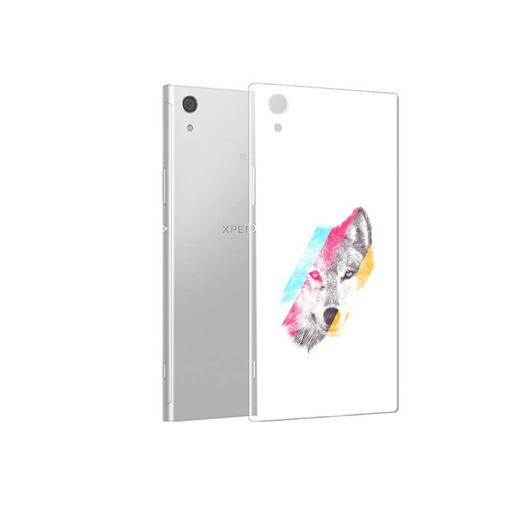 Чехол MyPads Tocco для Sony Xperia XA1 волк градиент (PT67093.240.268)