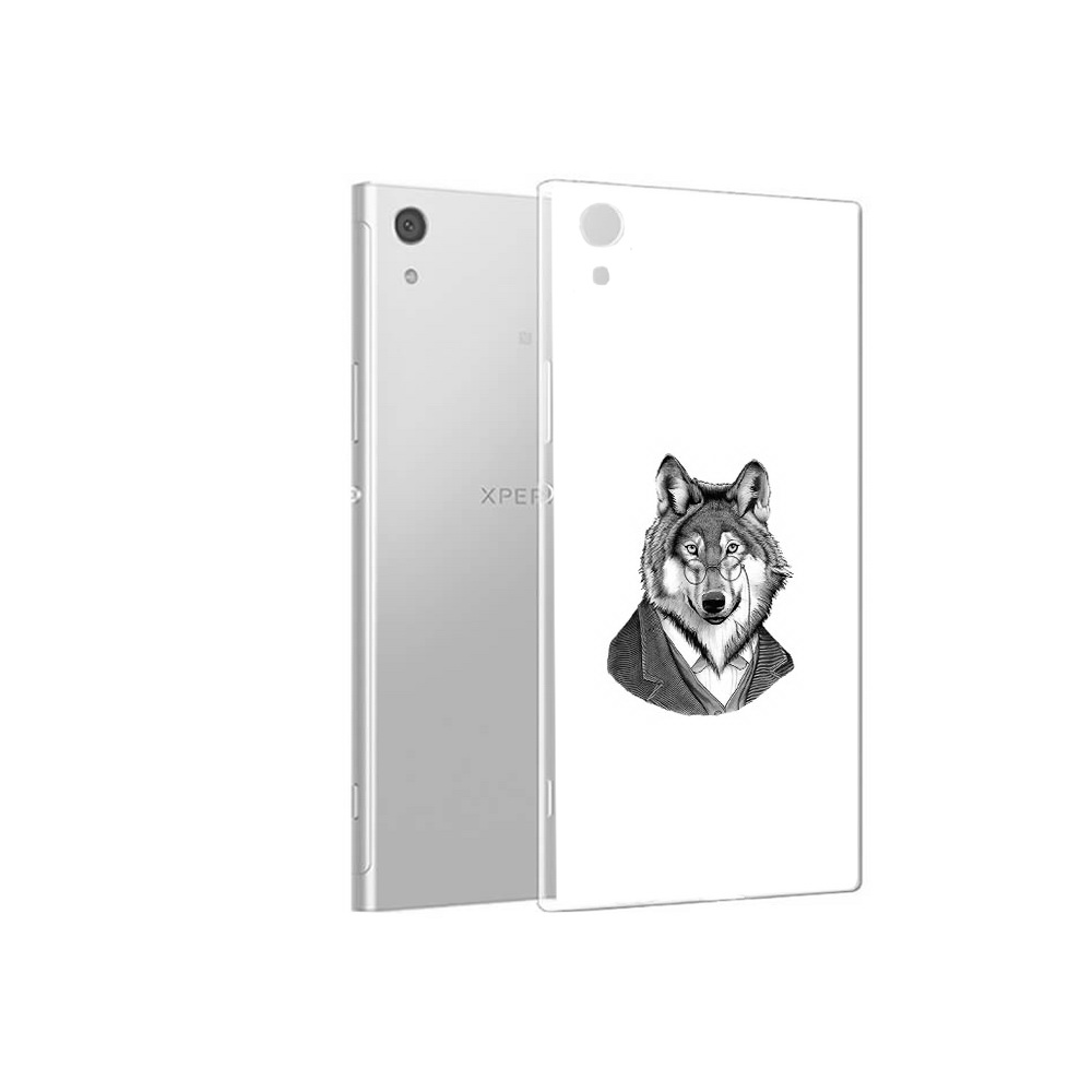 

Чехол MyPads Tocco для Sony Xperia XA1 волк в пиджаке (PT67093.240.266), Прозрачный, Tocco