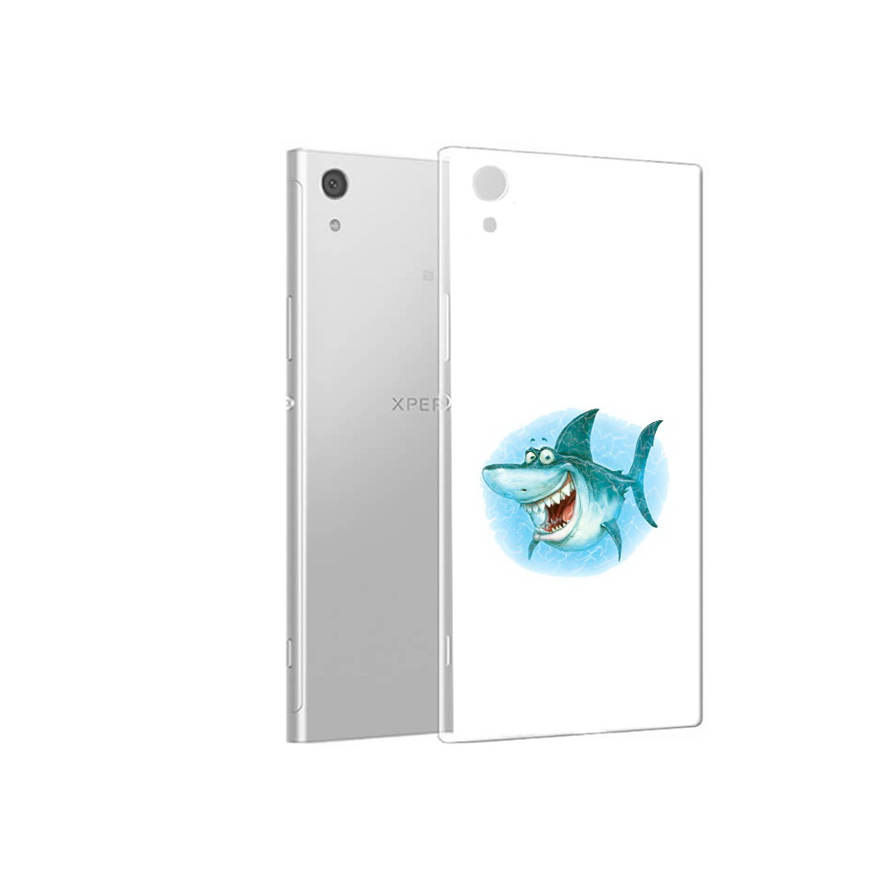 

Чехол MyPads Tocco для Sony Xperia XA1 веселая акула (PT67093.240.261), Прозрачный, Tocco