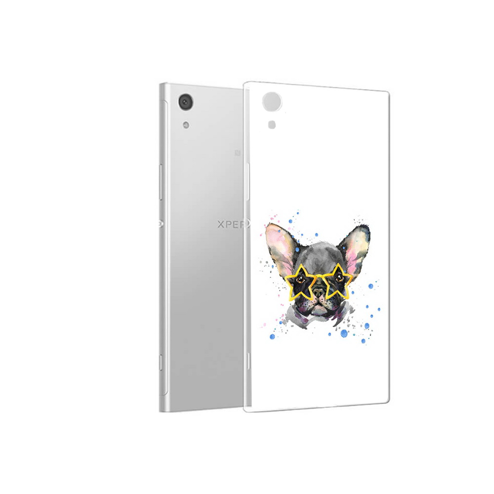 

Чехол MyPads Tocco для Sony Xperia XA1 буля в очках (PT67093.240.252), Прозрачный, Tocco