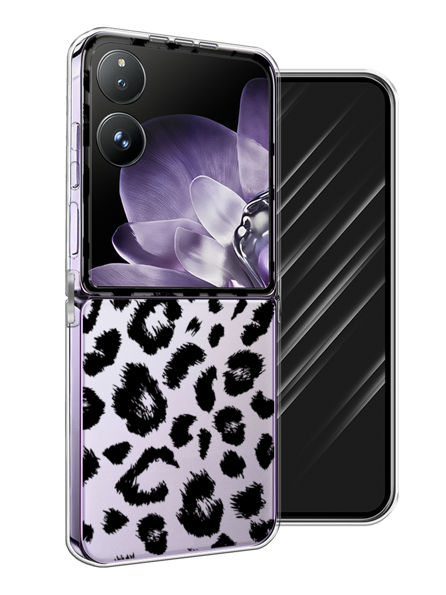

Чехол Awog на Xiaomi Mix Flip "Окрас леопарда фон", Черный, 323150-1