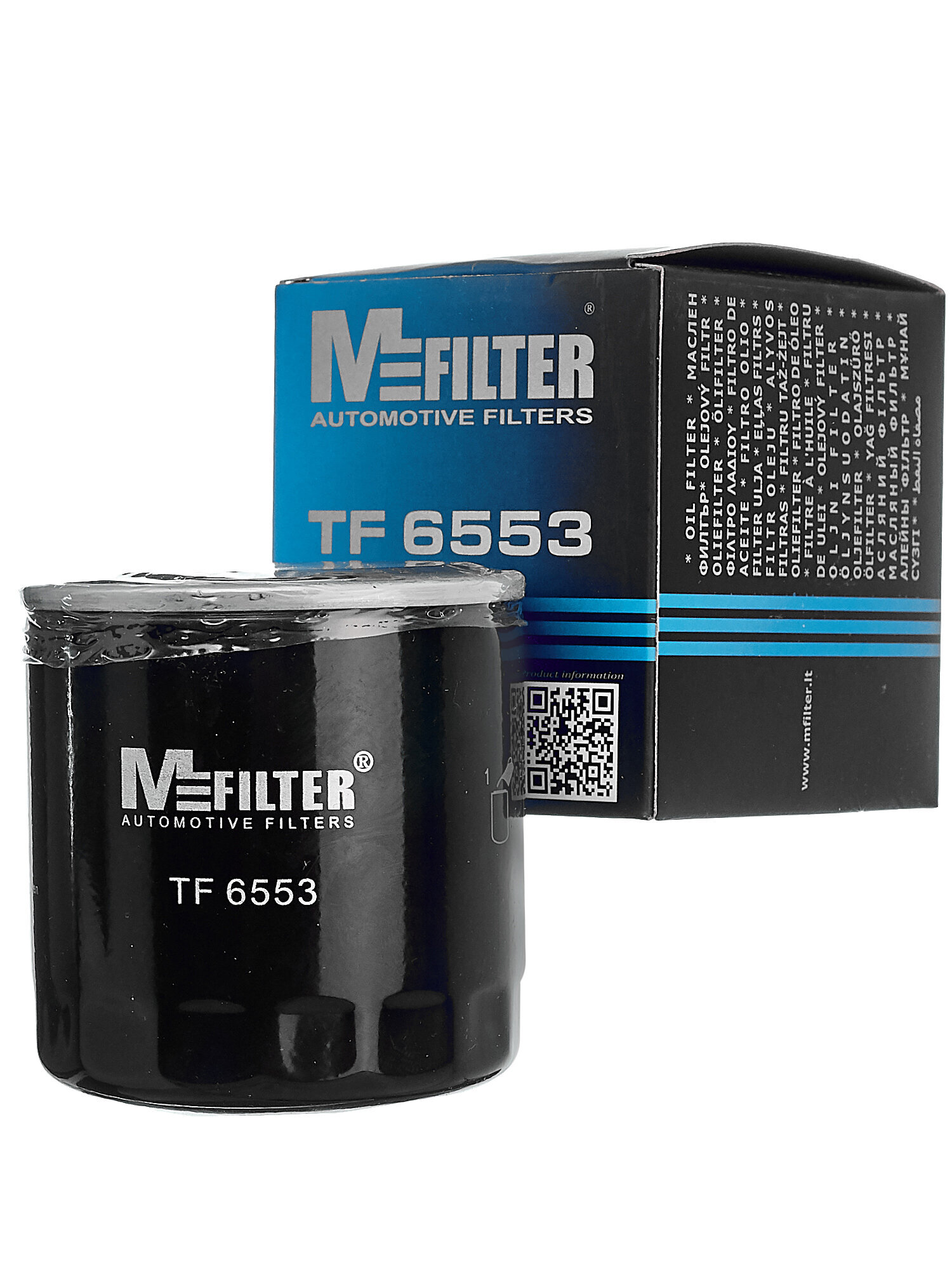

Фильтр масляный TF 6553 M-FILTER, made EU.Hyundai, Kia. Аналог: W 8017