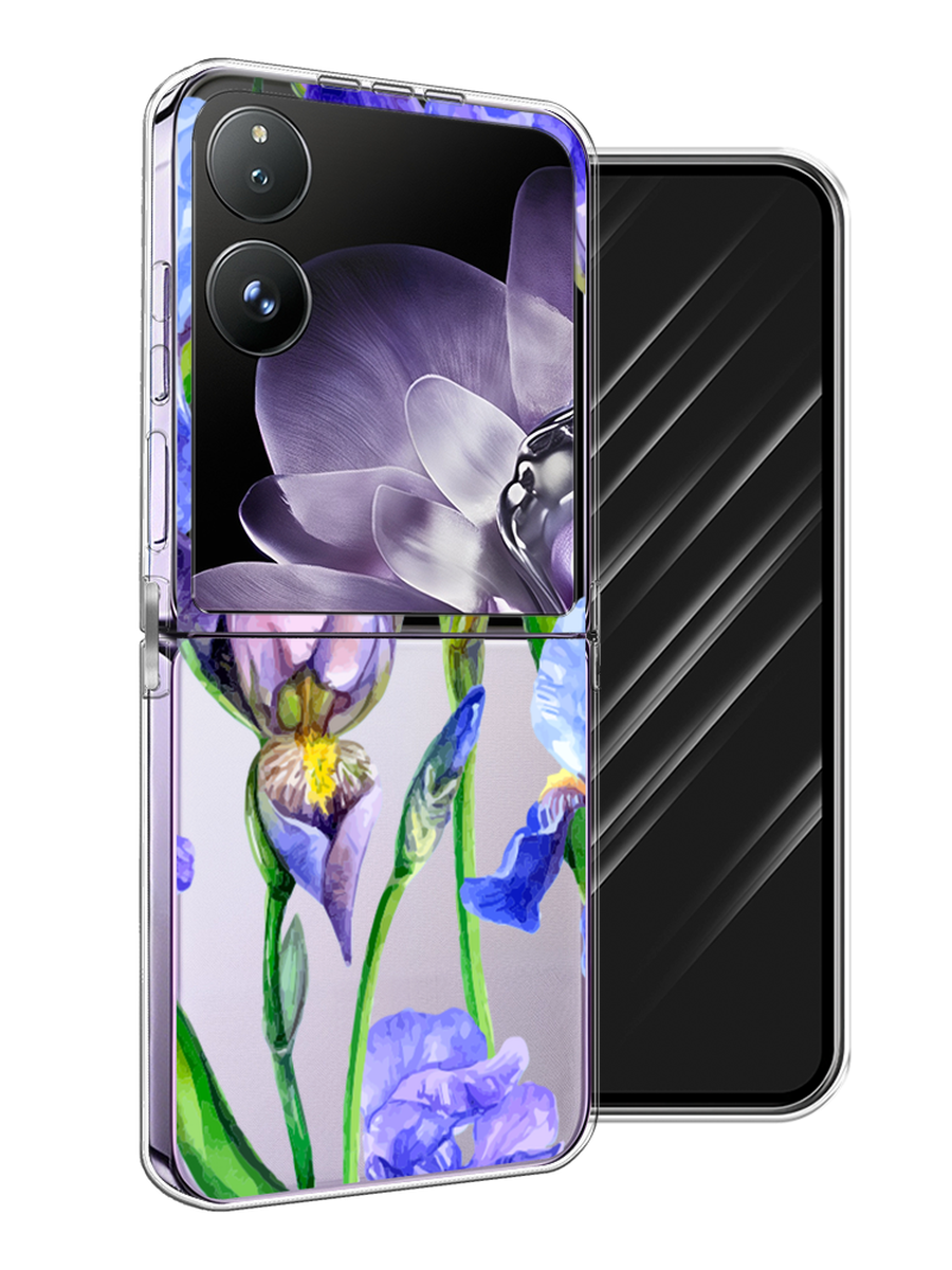 

Чехол Awog на Xiaomi Mix Flip "Синие ирисы", Фиолетовый;голубой;зеленый, 323150-1