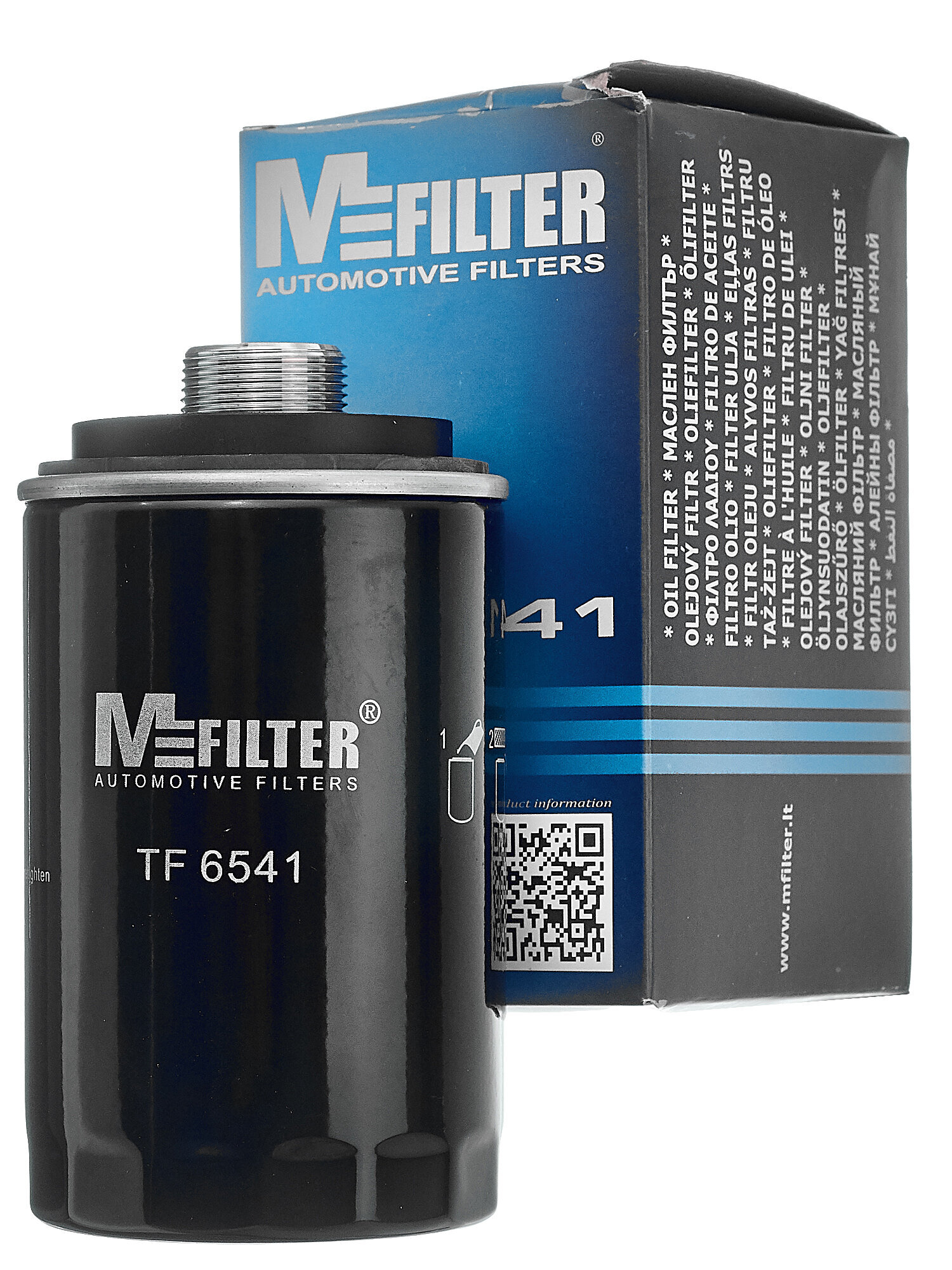 фото Фильтр масляный tf 6541 m-filter, made eu. audi a4 аналог: w719/45 mfilter