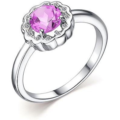 

Кольцо из серебра с фианитом р. 18 АЛЬКОР 01-2306_00АМ-00, 01-2306_00АМ-00