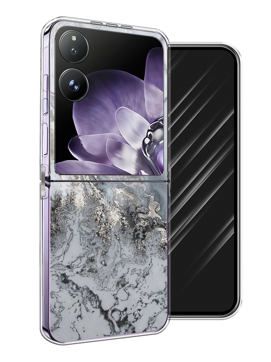 

Чехол Awog на Xiaomi Mix Flip "Морозная лавина серая", Серый;серебристый, 323150-1