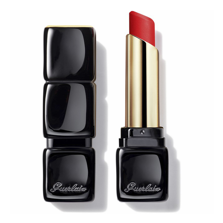 фото Помада для губ guerlain kisskiss tender матовая, sexy coral, №520, 2,8 г