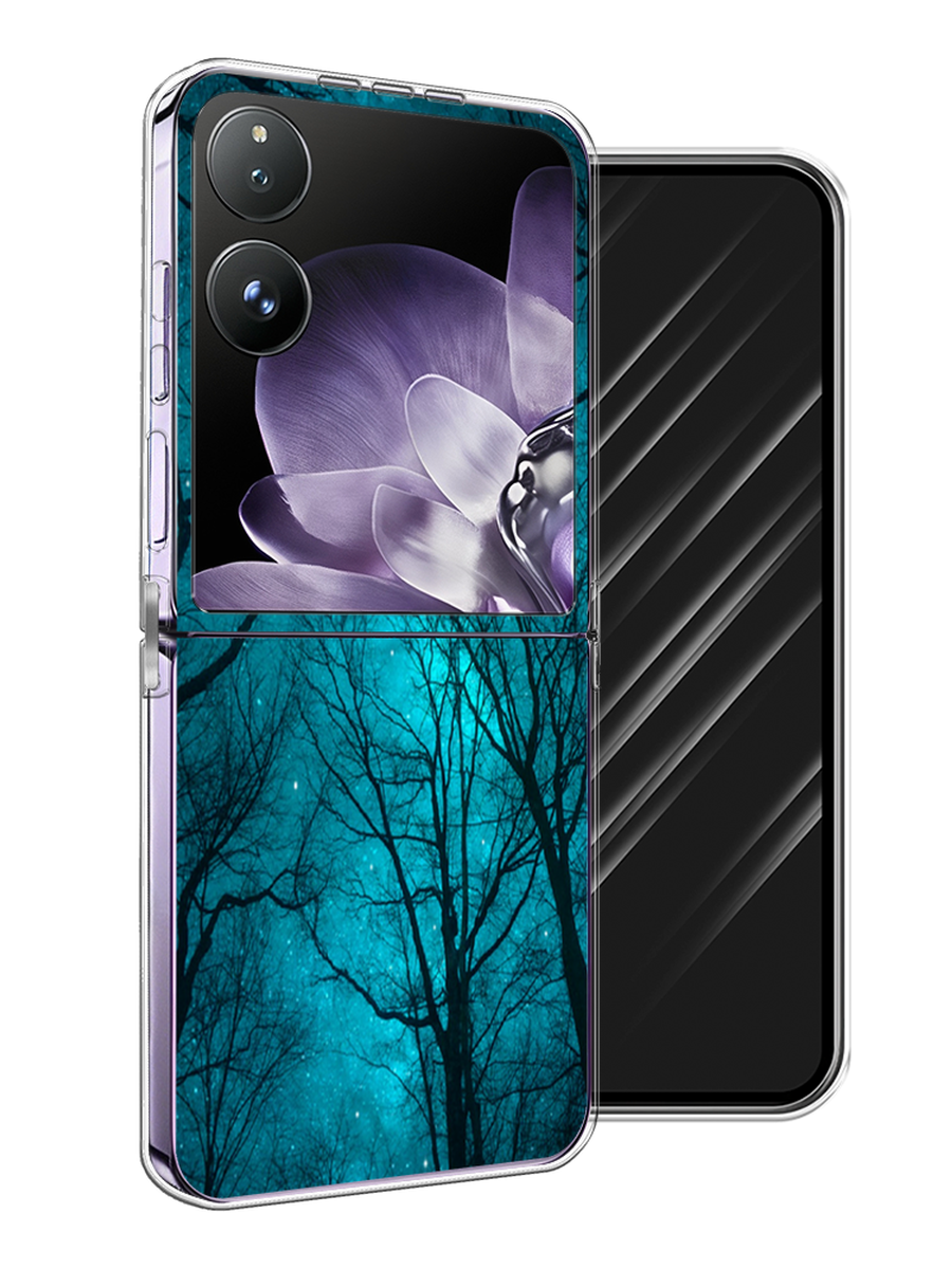

Чехол Awog на Xiaomi Mix Flip "Сказочный лес", Черный;бирюзовый, 323150-1