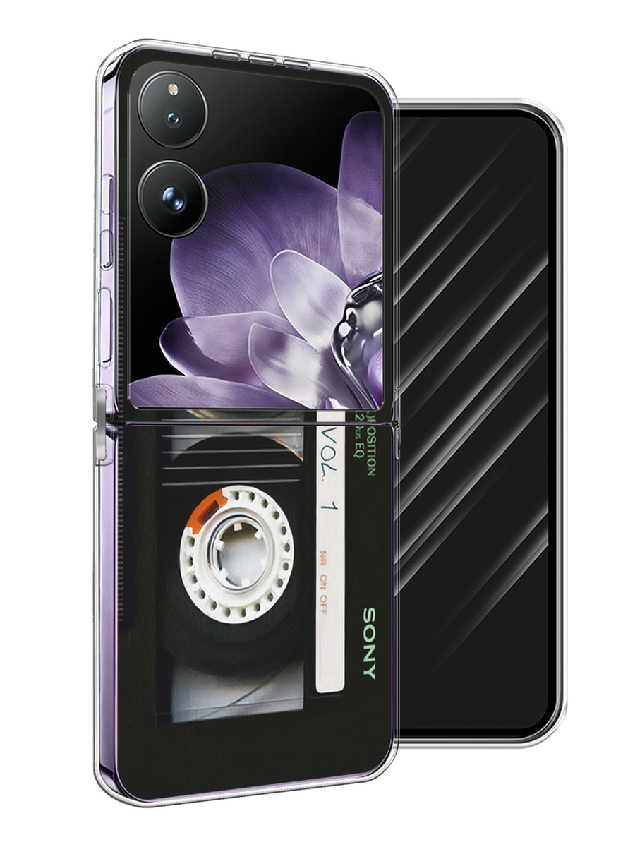 

Чехол Awog на Xiaomi Mix Flip "Кассета", Черный, 323150-1
