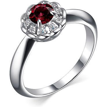 

Кольцо из серебра с гранатом р. 19,5 АЛЬКОР 01-2163_00ГР-00, 01-2163_00ГР-00