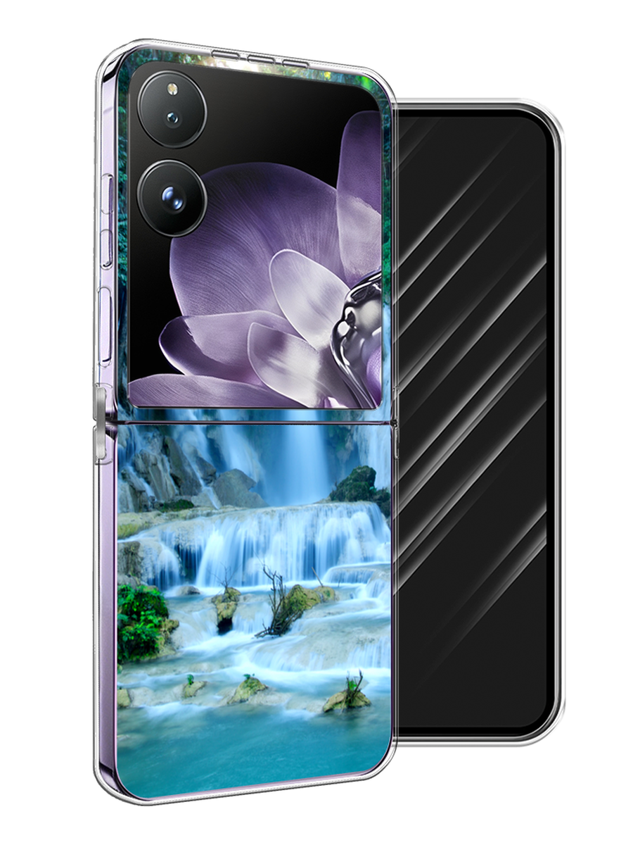 

Чехол Awog на Xiaomi Mix Flip "Водопад 8", Голубой;зеленый, 323150-1