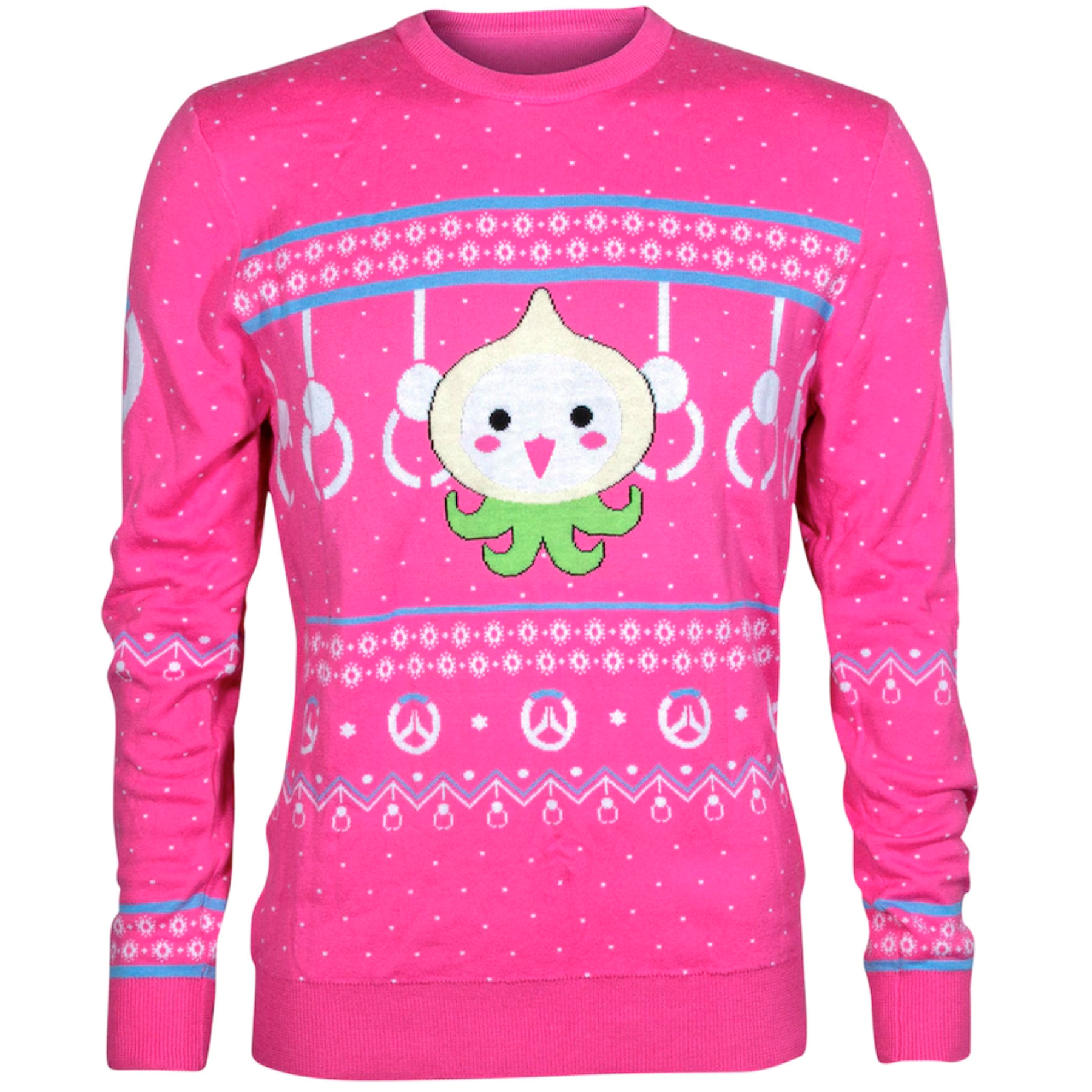 

Свитер мужской Overwatch Overwatch Pachimari Pals Ugly Holiday Sweater розовый L, Overwatch Pachimari Pals Ugly Holiday Sweater