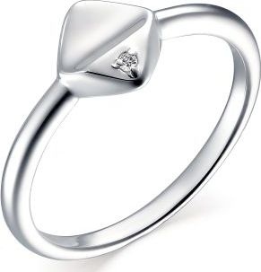 

Кольцо из серебра с бриллиантом р. 17,5 АЛЬКОР 01-1729_000Б-00, 01-1729_000Б-00