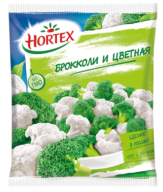 

Смесь овощная Hortex брокколи и цветная капуста 400 г
