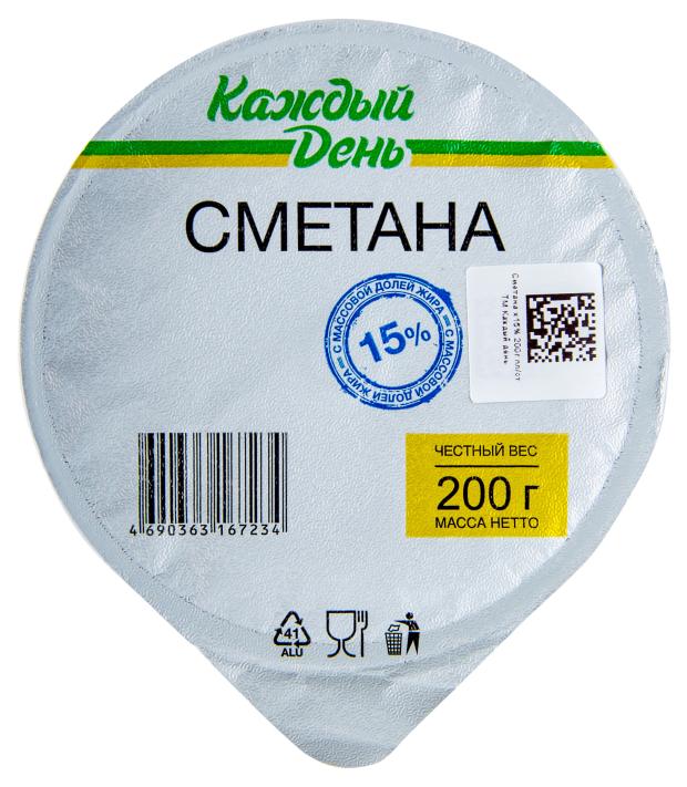 Сметана «Каждый день» 15%, 200 г