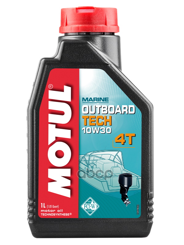 Моторное масло Motul Outboard Tech 4T 10W30 1л