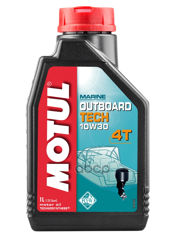 фото Моторное масло motul outboard tech 4t 10w30 1 л