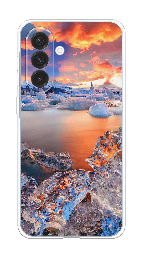 

Чехол на Samsung Galaxy A36 5G Ледники, Синий;оранжевый, 2110650-1