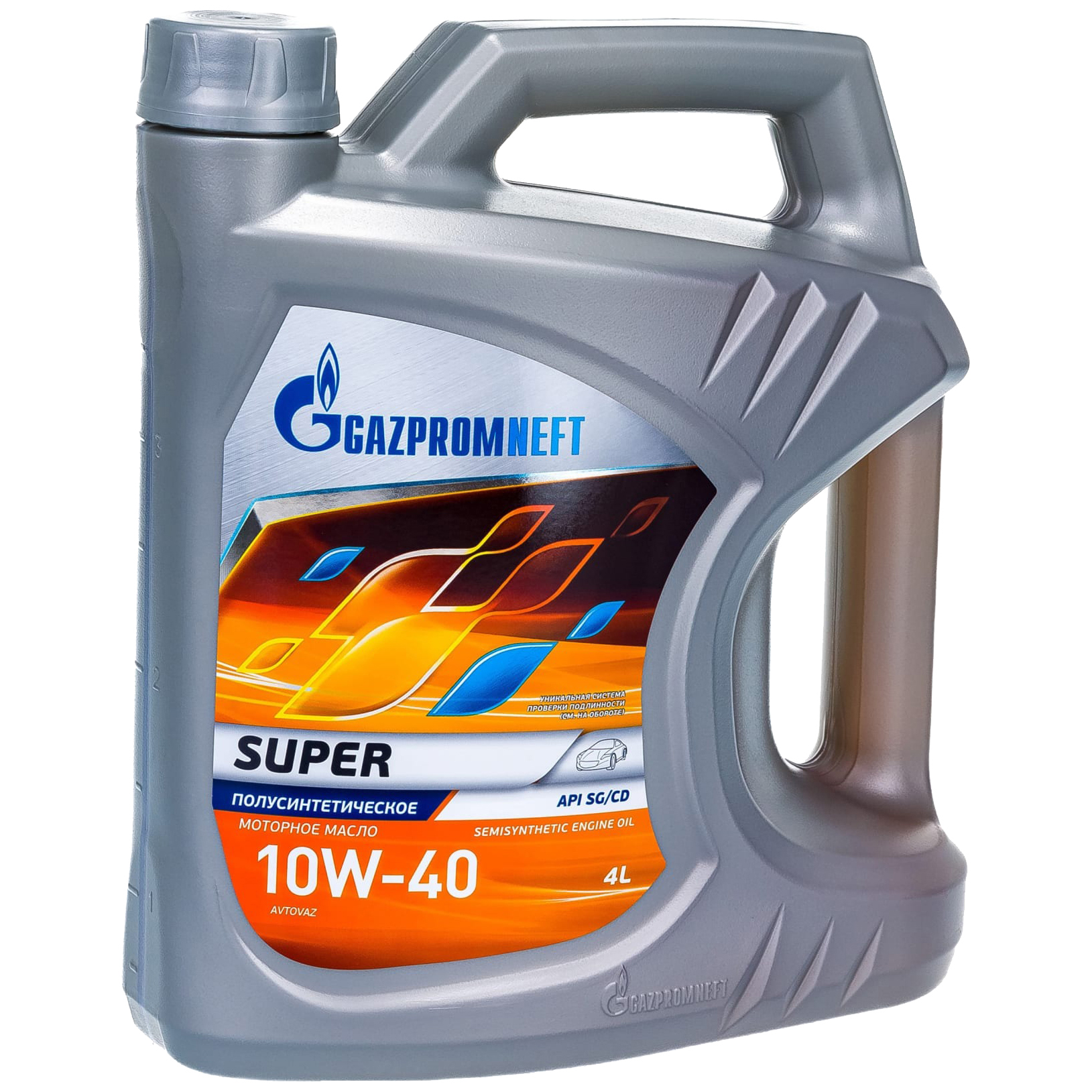 Моторное масло GAZPROMNEFT полусинтетическое Super SG/CD 10W40 4л
