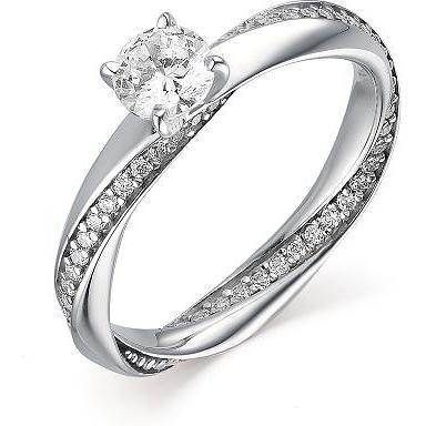 

Кольцо из серебра с фианитом р. 17,5 АЛЬКОР 01-1859_00КЦ-00, 01-1859_00КЦ-00