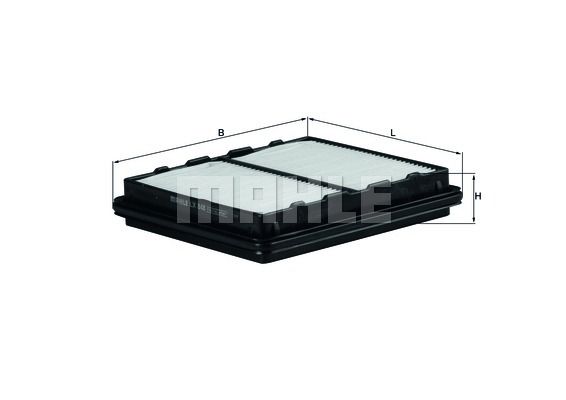 

Воздушный фильтр Mahle/Knecht LX848