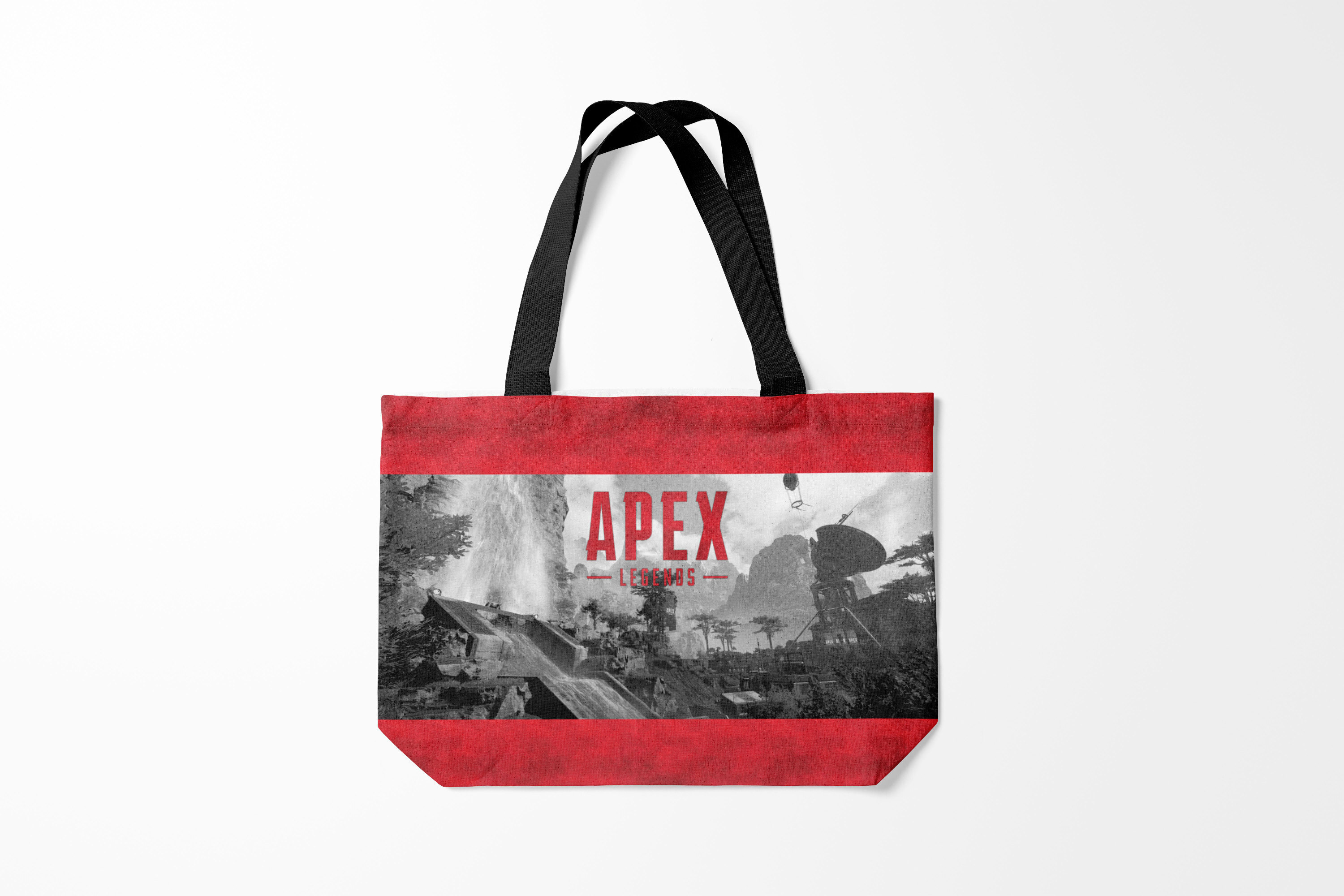 

Сумка шoппер унисекс Burnettie Apex Legends, черный, Apex Legends