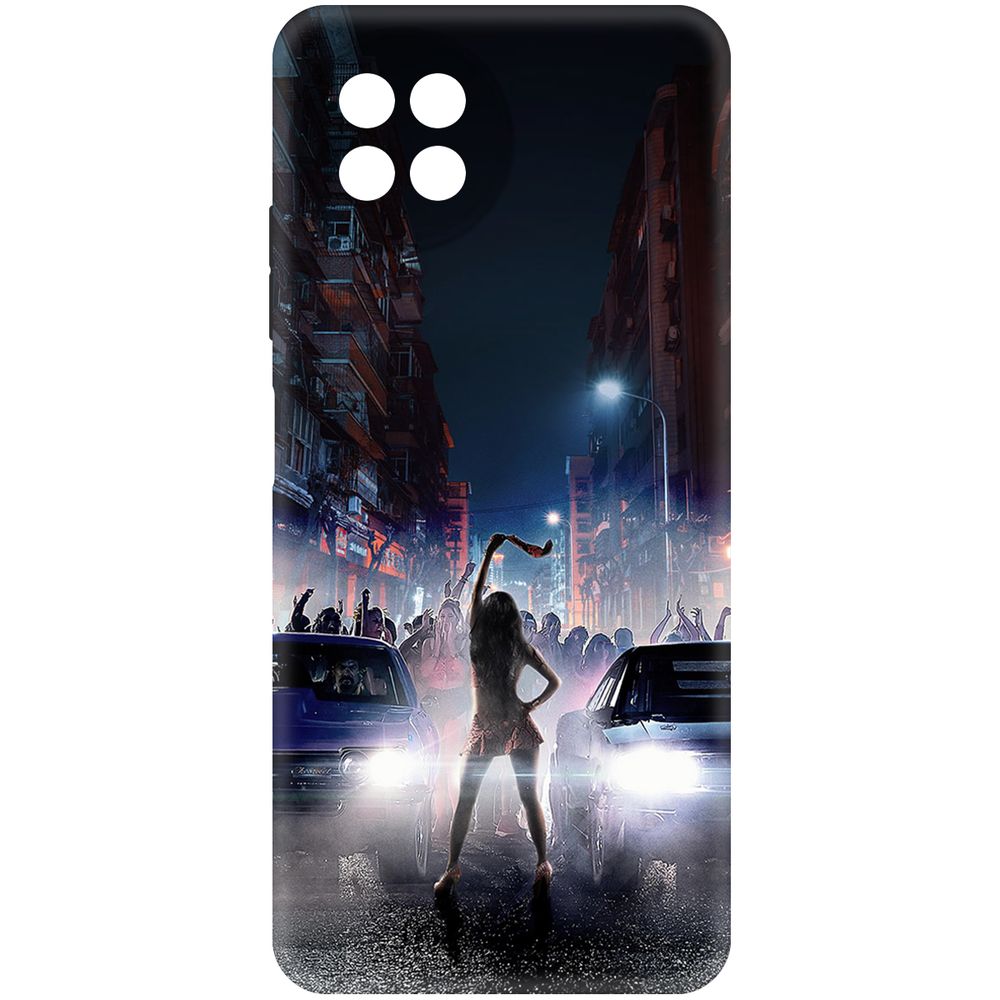 

Чехол-накладка Krutoff Soft Case Форсаж. Стритрейсинг для Itel S23 черный