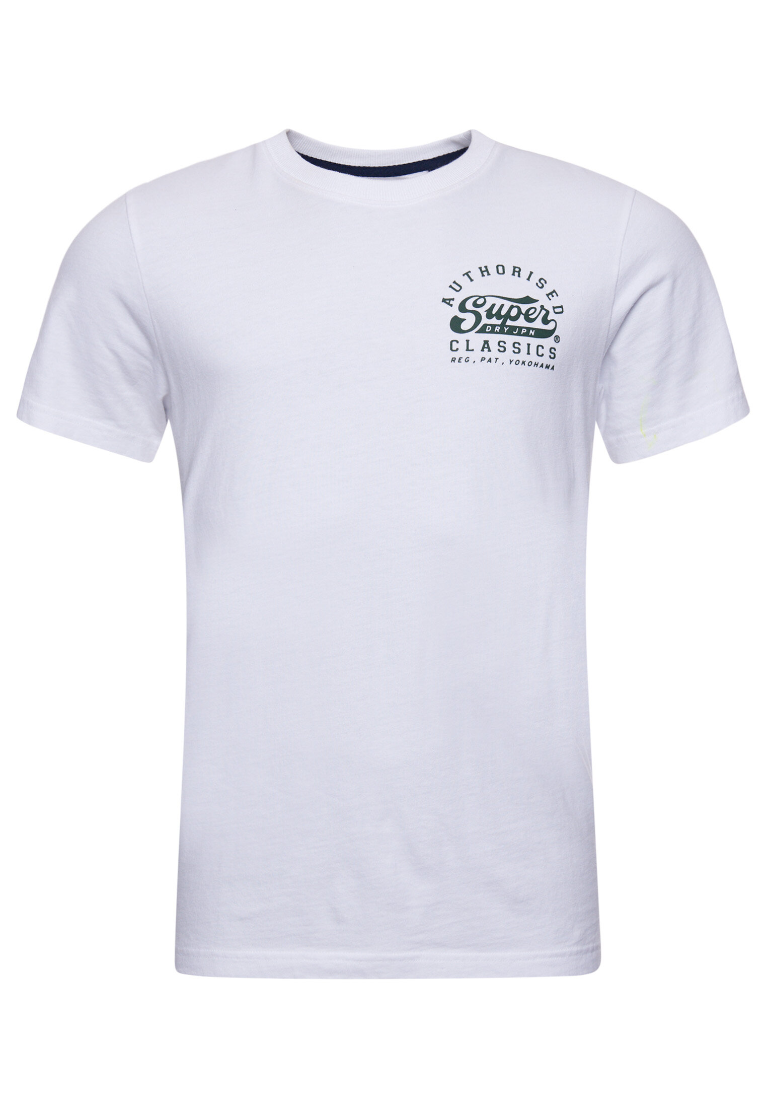 

Футболка мужская Superdry SCRIPT STYLE COL TEE белая XL, SCRIPT STYLE COL TEE